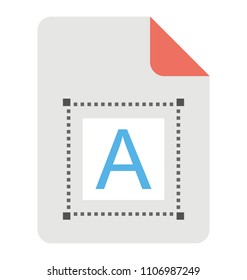 
Flat icon design of adobe illustrator artwork
