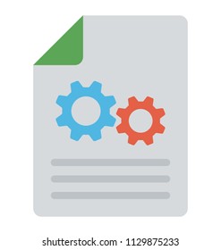 
Flat icon design of content marketing
