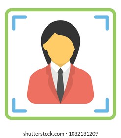 
Flat icon design of emotion capture
