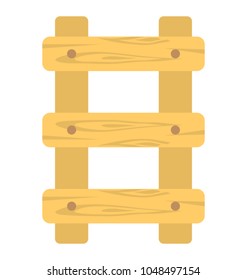 
Flat icon design of ladder steps
