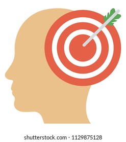 
Flat icon design og marketing strategy
