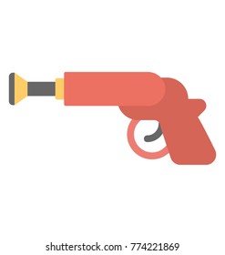 
Flat icon design of a toy gun, all time kids favorite

