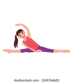 Flat icon design of wild thing pose