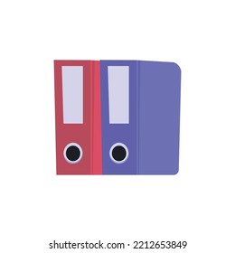 Flat Icon Document Holder Vector Illustration