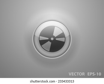Flat  icon of DVD disc