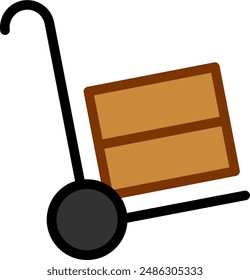 Flat icon e-commerce and shopping