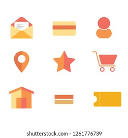 Flat icon for e-commerce website and application. 
