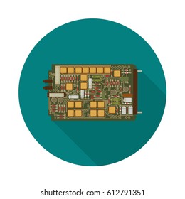 flat icon electronic Board in vector format