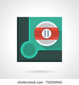 Flat icon eleventh pool ball