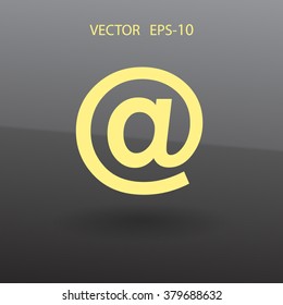 Flachbild-E-Mail-Symbol