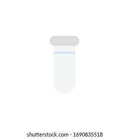 Flat Icon Erlenmeyer Flask icon, Suitable for use on web apps, mobile apps, Vector illustration editable stroke . 64 x 64 pixel perfect on White Background