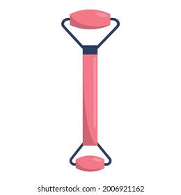 A flat icon of face roller. Vector illustration on a white background.