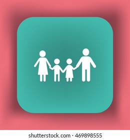 Flat icon family.