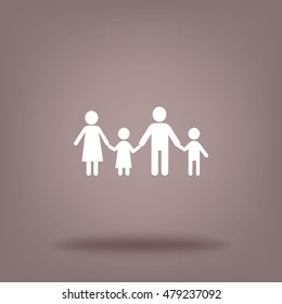 Flat icon family.