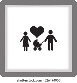 Flat icon family. 