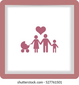 Flat icon family. 