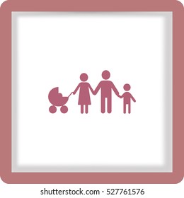Flat icon family. 