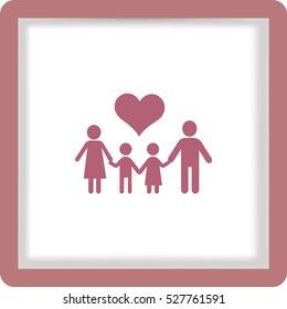 Familia de iconos plana. 
