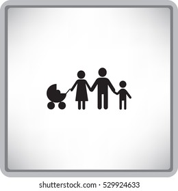 Flat icon family. 
