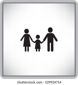 Familia de iconos plana.