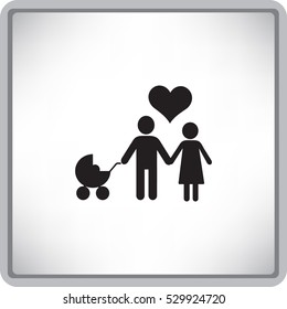 Flat icon family. 