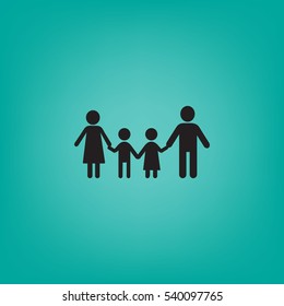 Flat icon family.