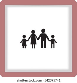 Flat icon family.