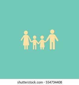 Flat icon family.