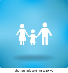 Familia de iconos plana.
