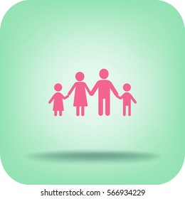 Flat icon family.