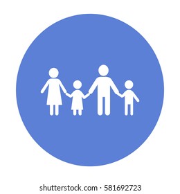 Flache Icon-Familie.