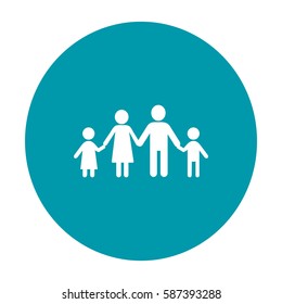 Flat icon family.