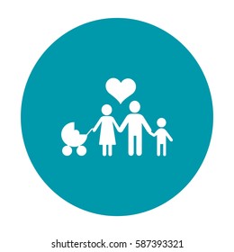 Flat icon family. 