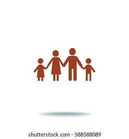 Flat icon family.