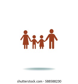 Flat icon family.