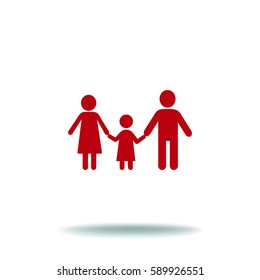 Familia de iconos plana.