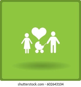 Flat icon family. 