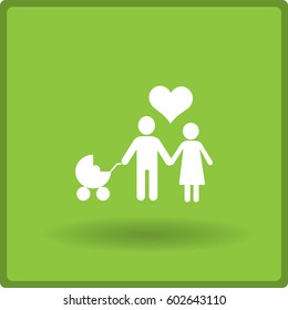Flat icon family. 