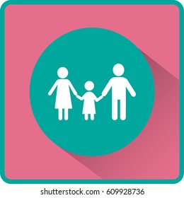Familia de iconos plana.