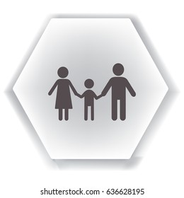 Familia de iconos plana.