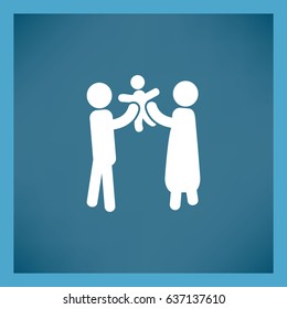 Flat icon family.