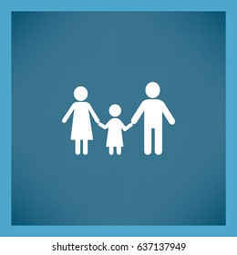 Família de ícones planos.