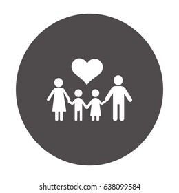 Familia de iconos plana. 