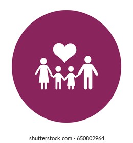 Flat icon family. 