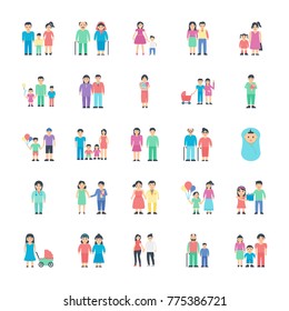 
Flat Icon Family Set
