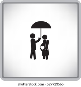 Flat icon family. Under the protection.