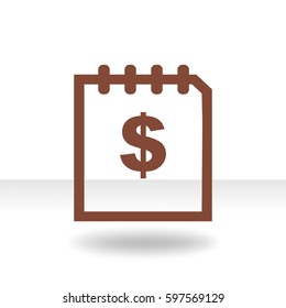 Flat icon. Finance.