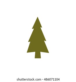 flat icon  Fir Trees 