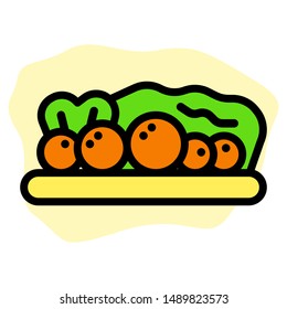 Flat Icon Food Multi Color - Fresh Food
