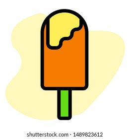 Flat Icon Food Multi Color - Ice Cream